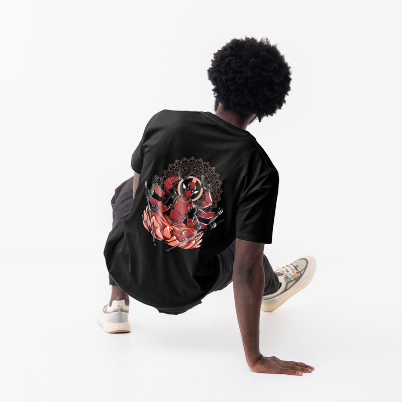 Deadpool Drip: Oversized Classic T-shirt