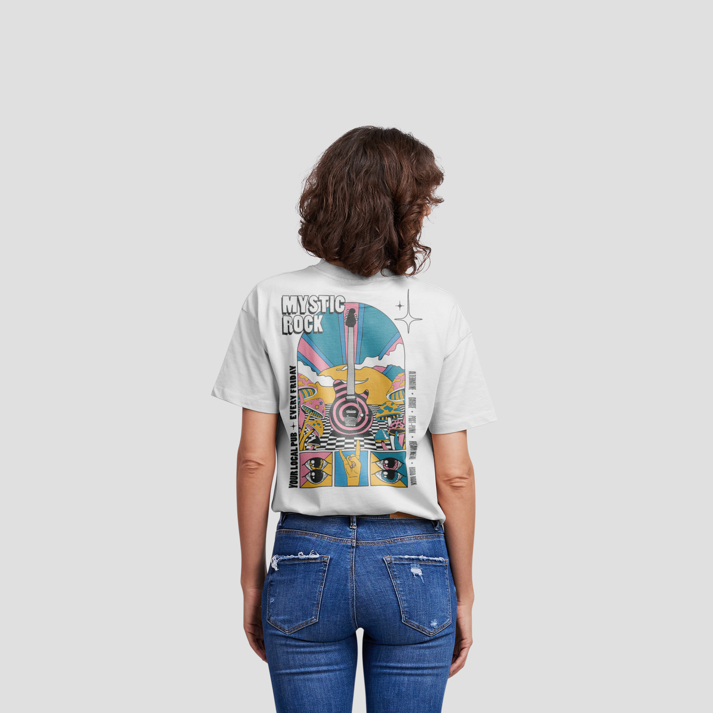 Mystic Rock: Oversized Classic T-shirt