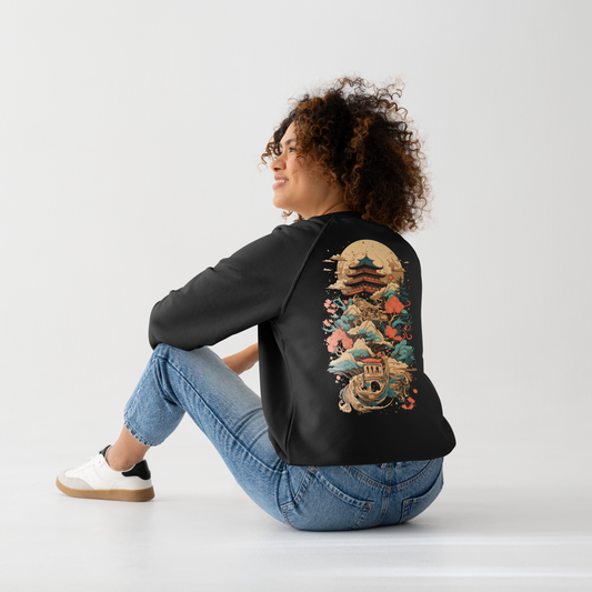 Samurai Sanctuary: Oversized Clssic Sweatshirt