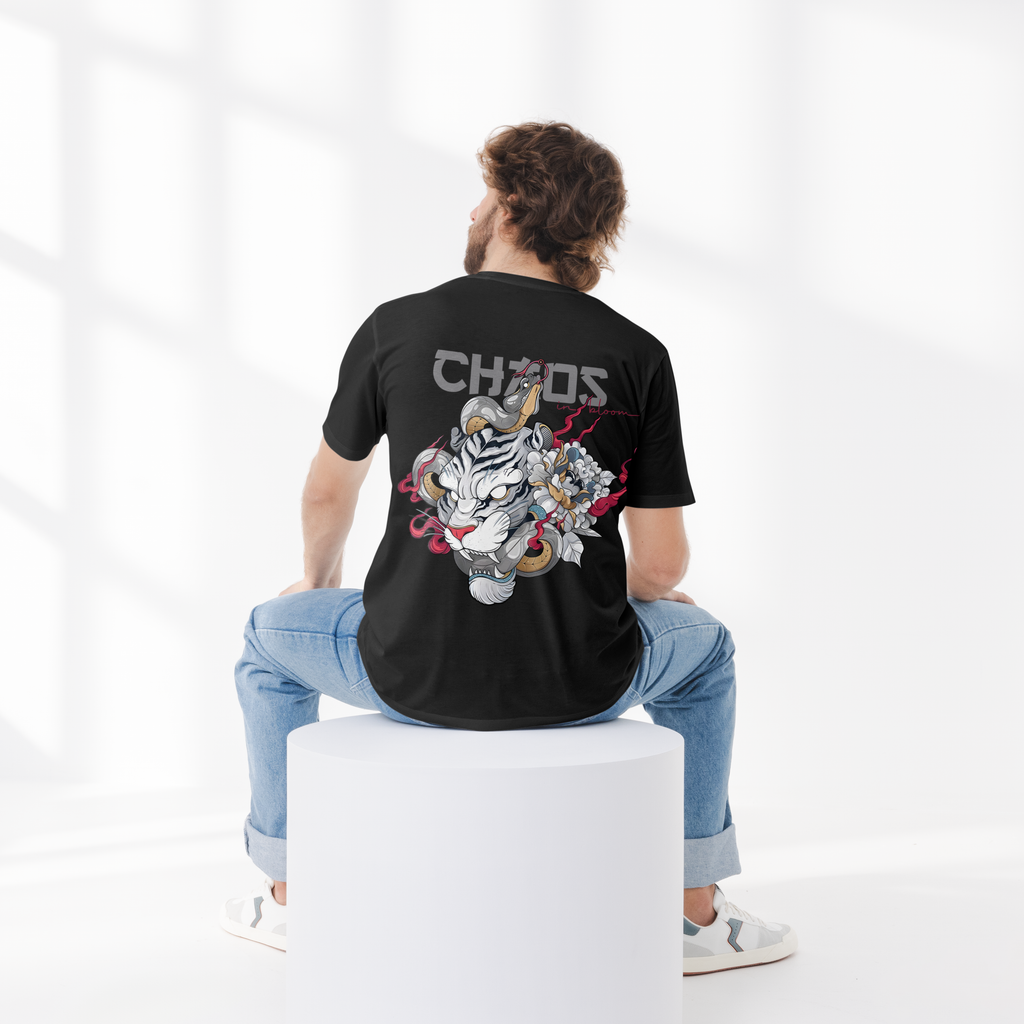 Chaos in Bloom: Oversized Classic T-shirt