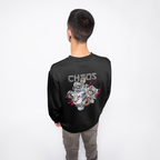Chaos in Bloom: Oversized Classic Sweatshirt