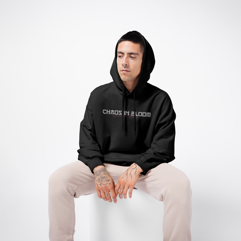 Chaos in Bloom: Oversized Hoodie