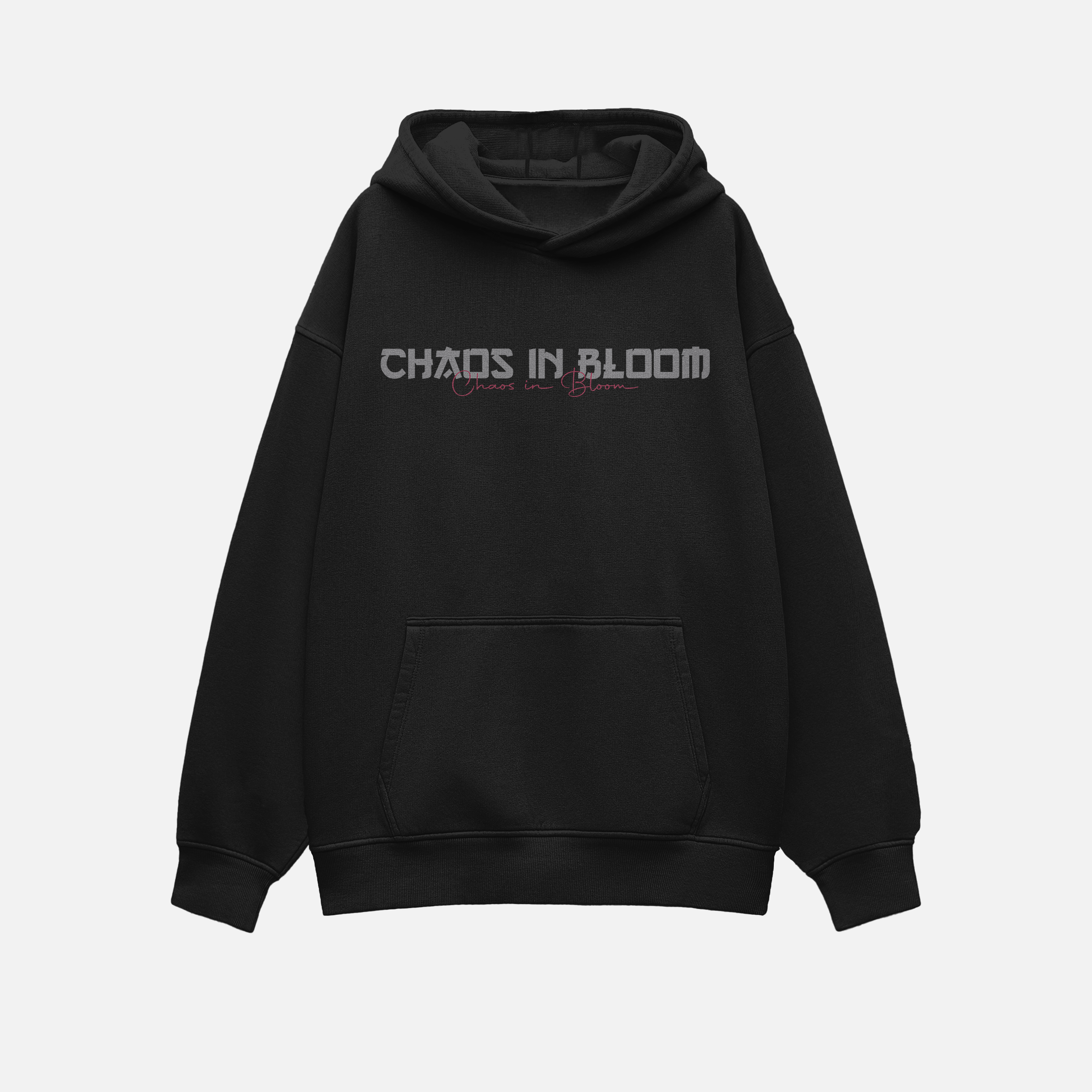 Chaos in Bloom: Oversized Hoodie