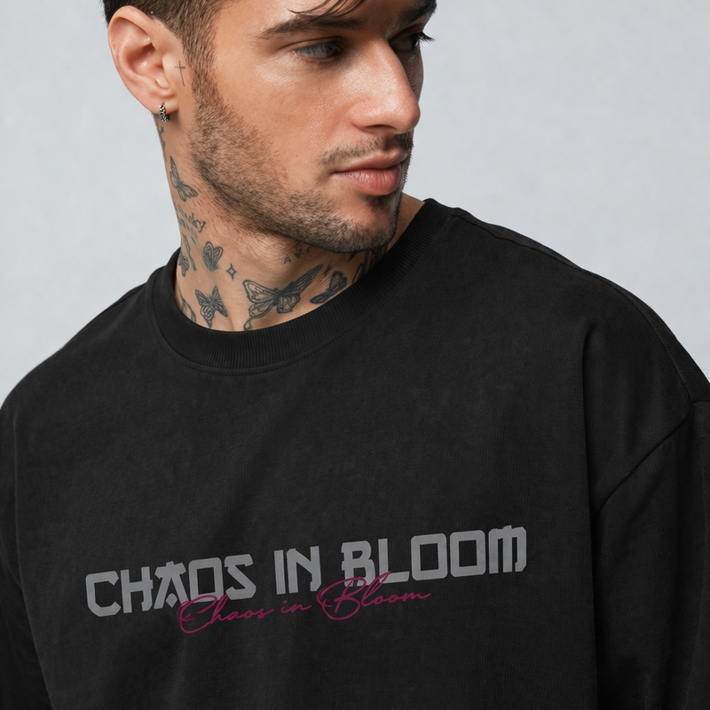 Chaos in Bloom: Oversized Classic T-shirt