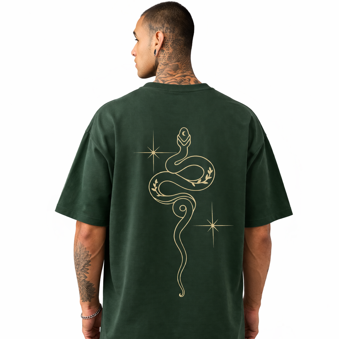 Cosmic Cobra: Oversized Classic T-shirt
