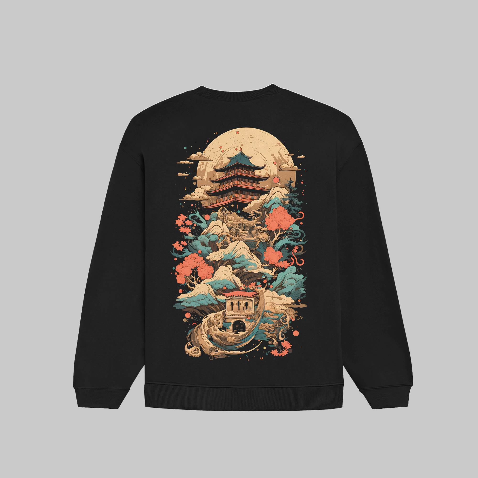 Samurai Sanctuary: Oversized Clssic Sweatshirt