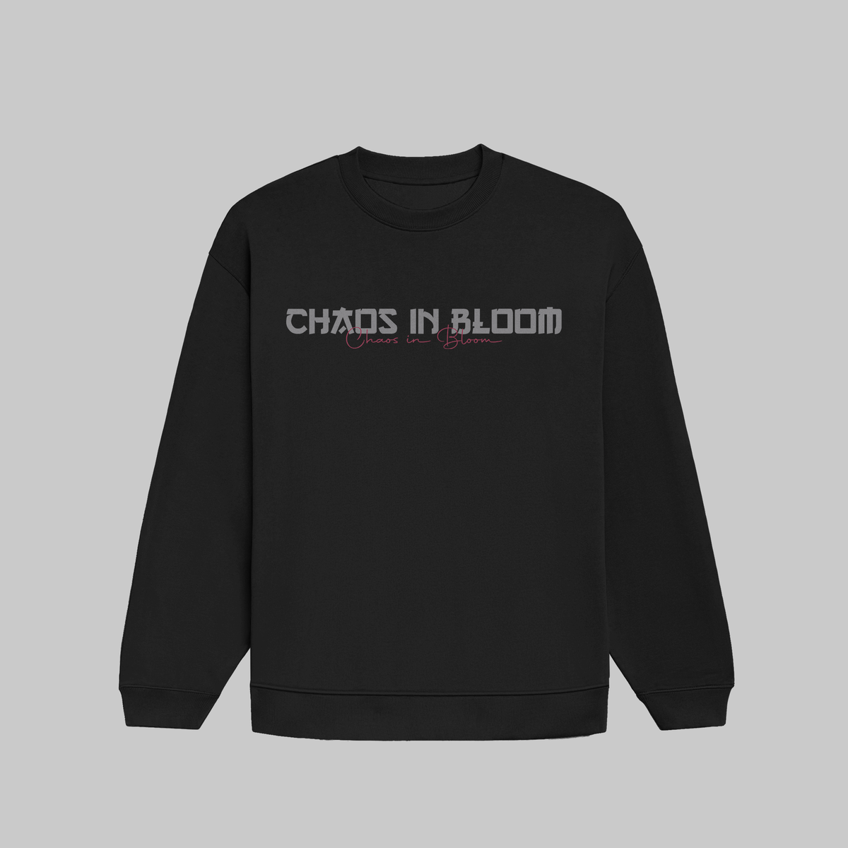 Chaos in Bloom: Oversized Classic Sweatshirt