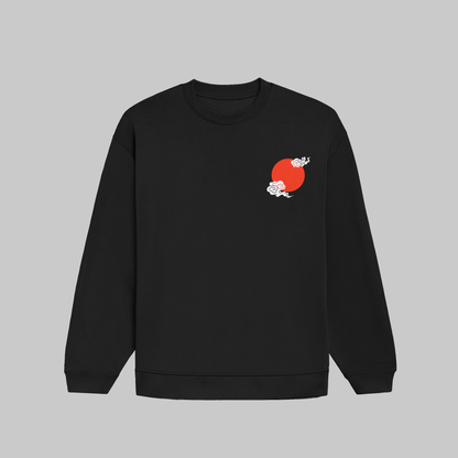 Soaring Crane: Oversized Classic Sweatshirt
