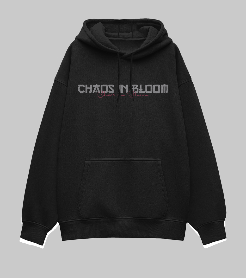 Chaos in Bloom: Oversized Hoodie