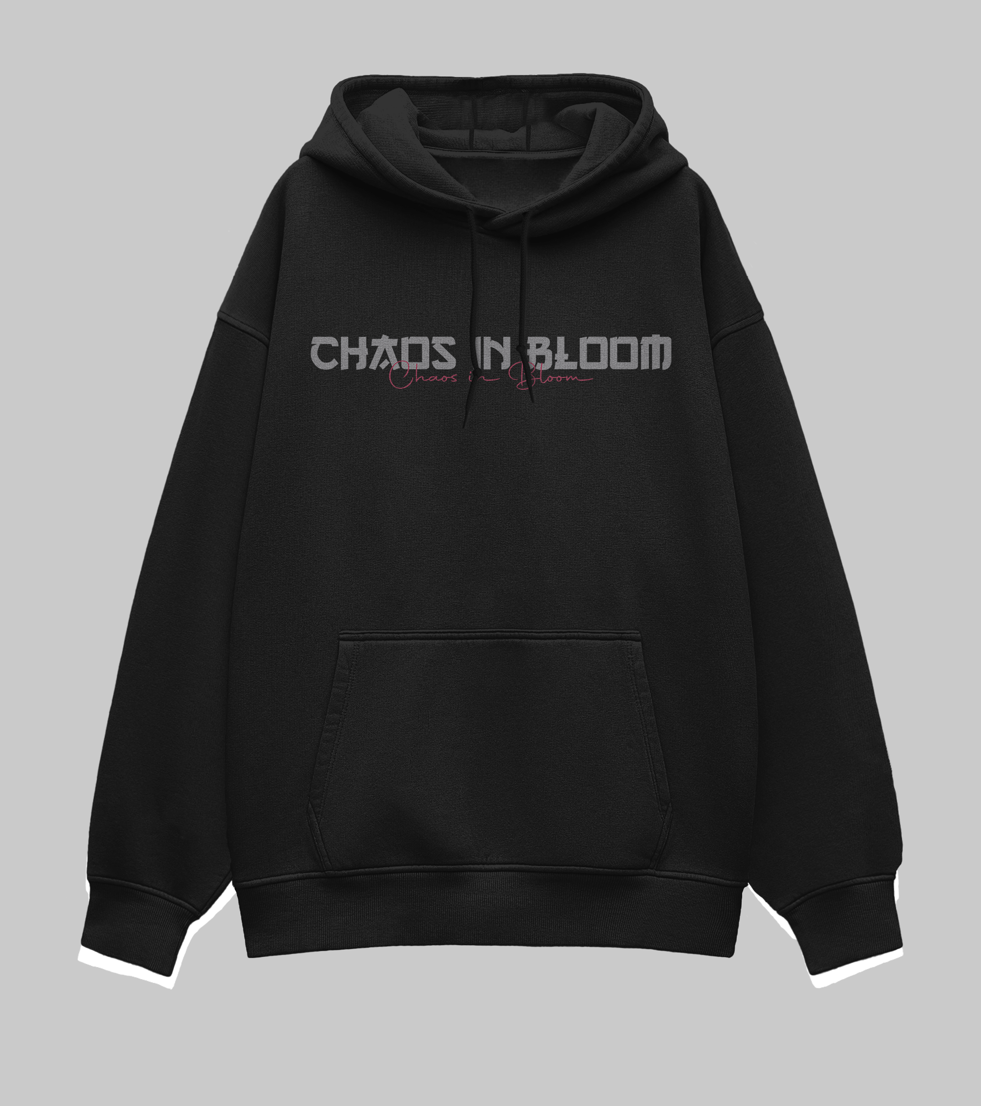 Chaos in Bloom: Oversized Hoodie