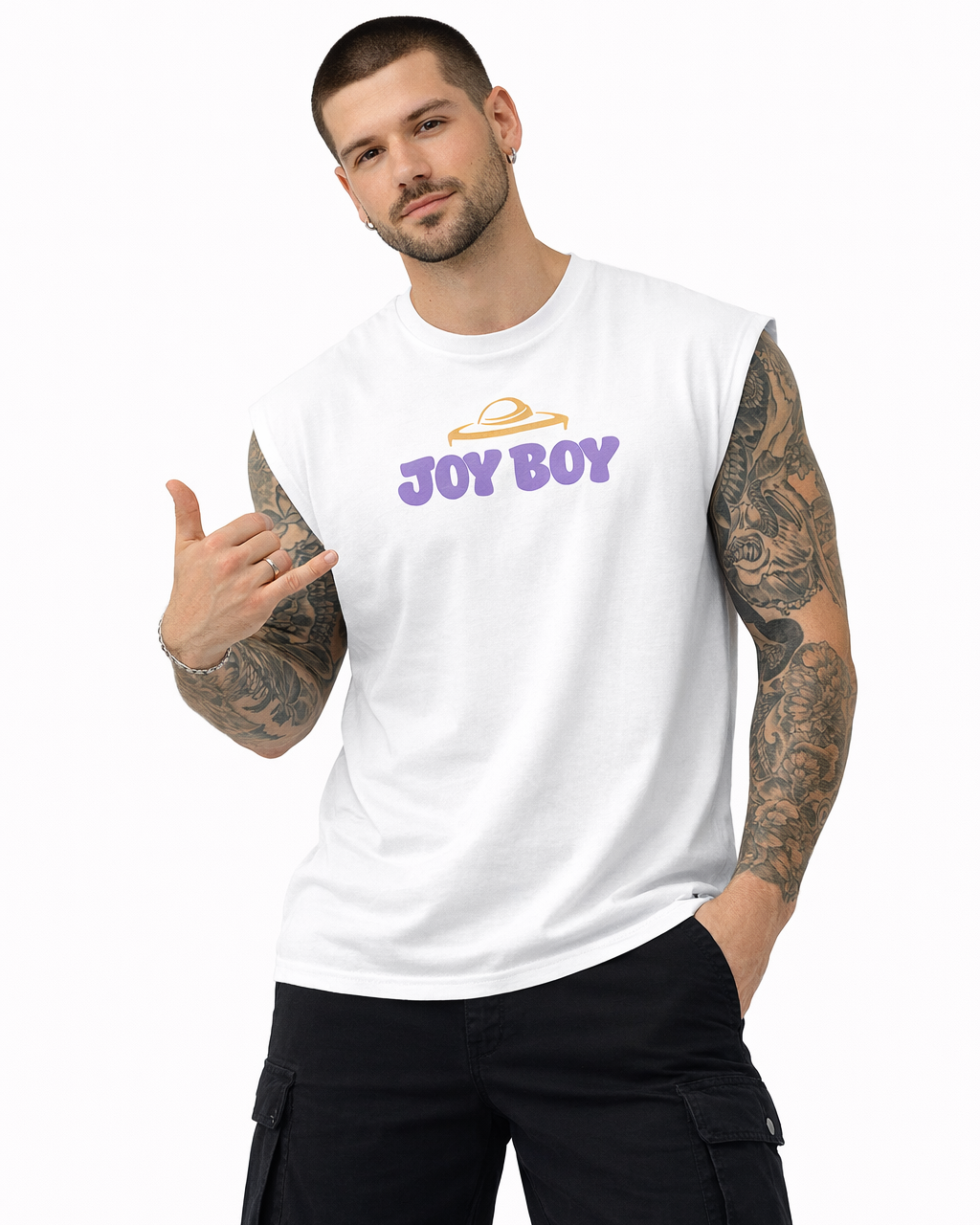 Joy Boy : Oversized Tank Top
