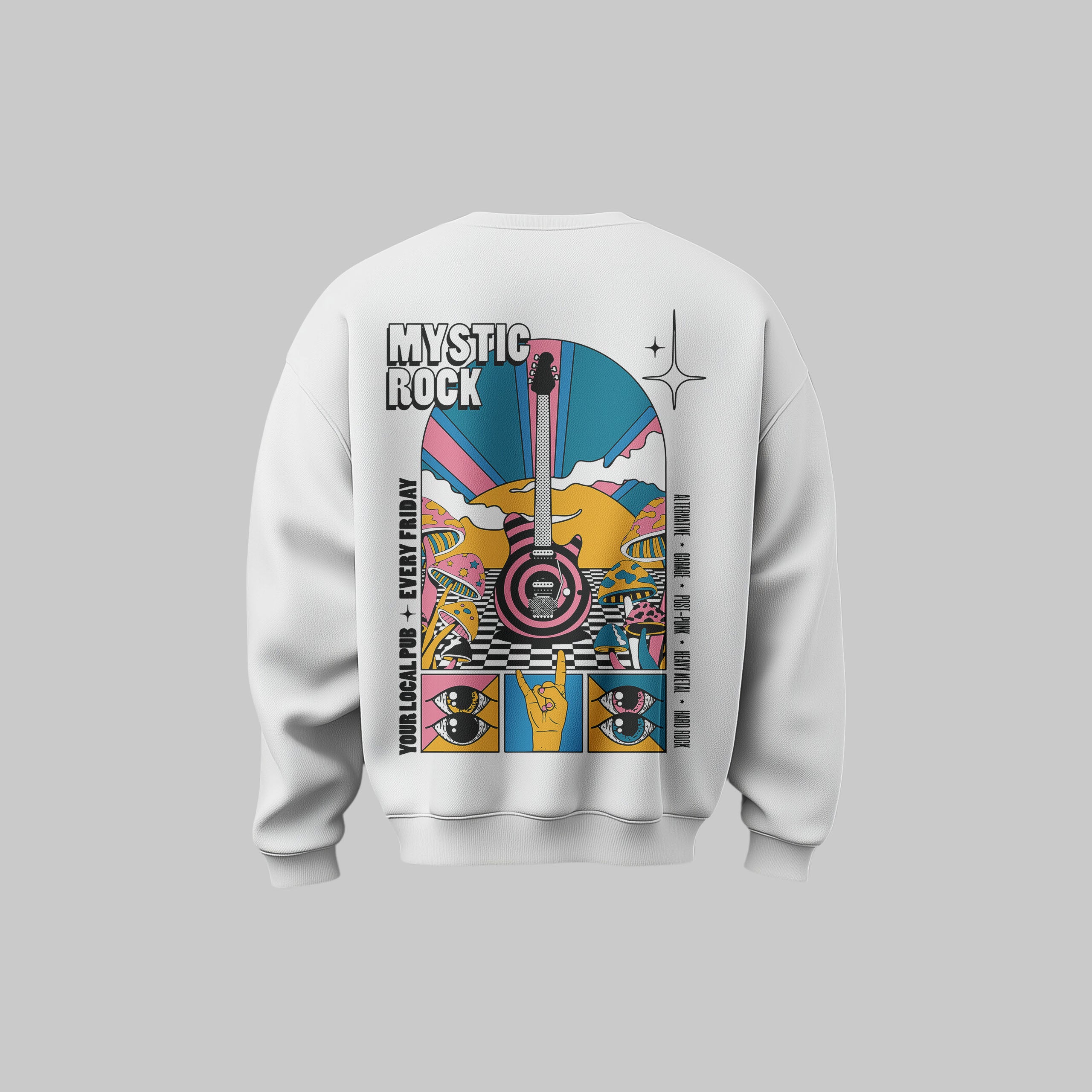 Rock sweatshirt hotsell