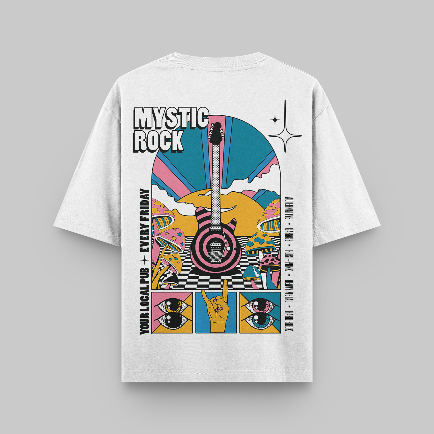 Mystic Rock: Oversized Classic T-shirt