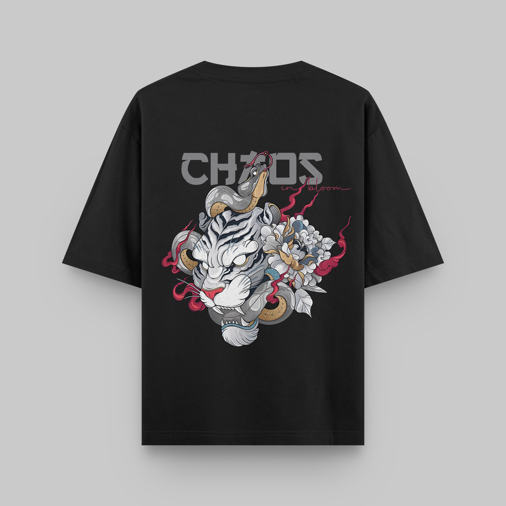 Chaos in Bloom: Oversized Classic T-shirt