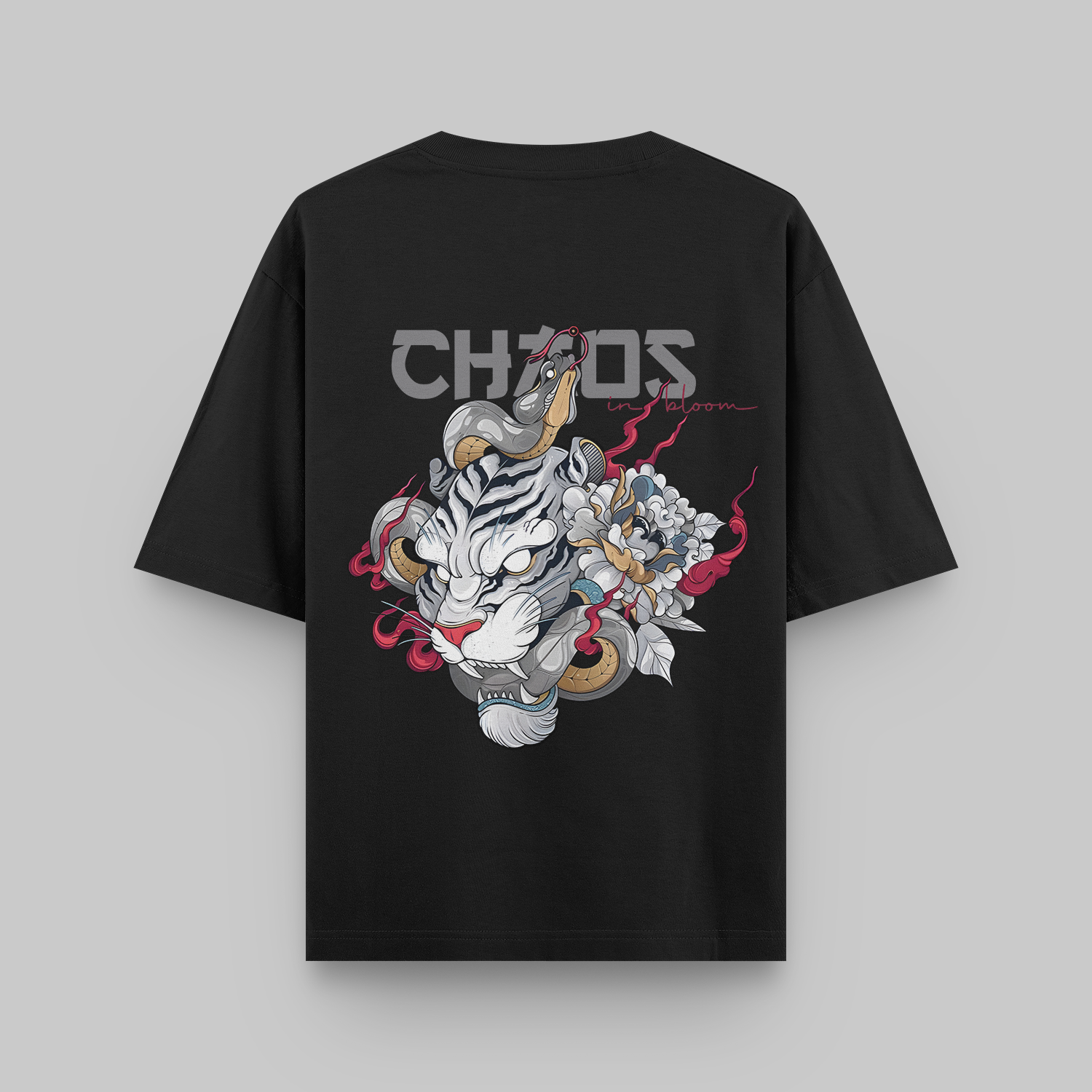 Chaos in Bloom: Oversized Classic T-shirt