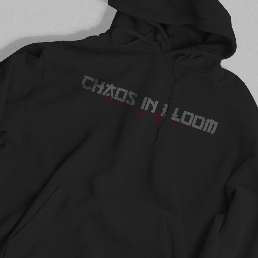Chaos in Bloom: Oversized Hoodie