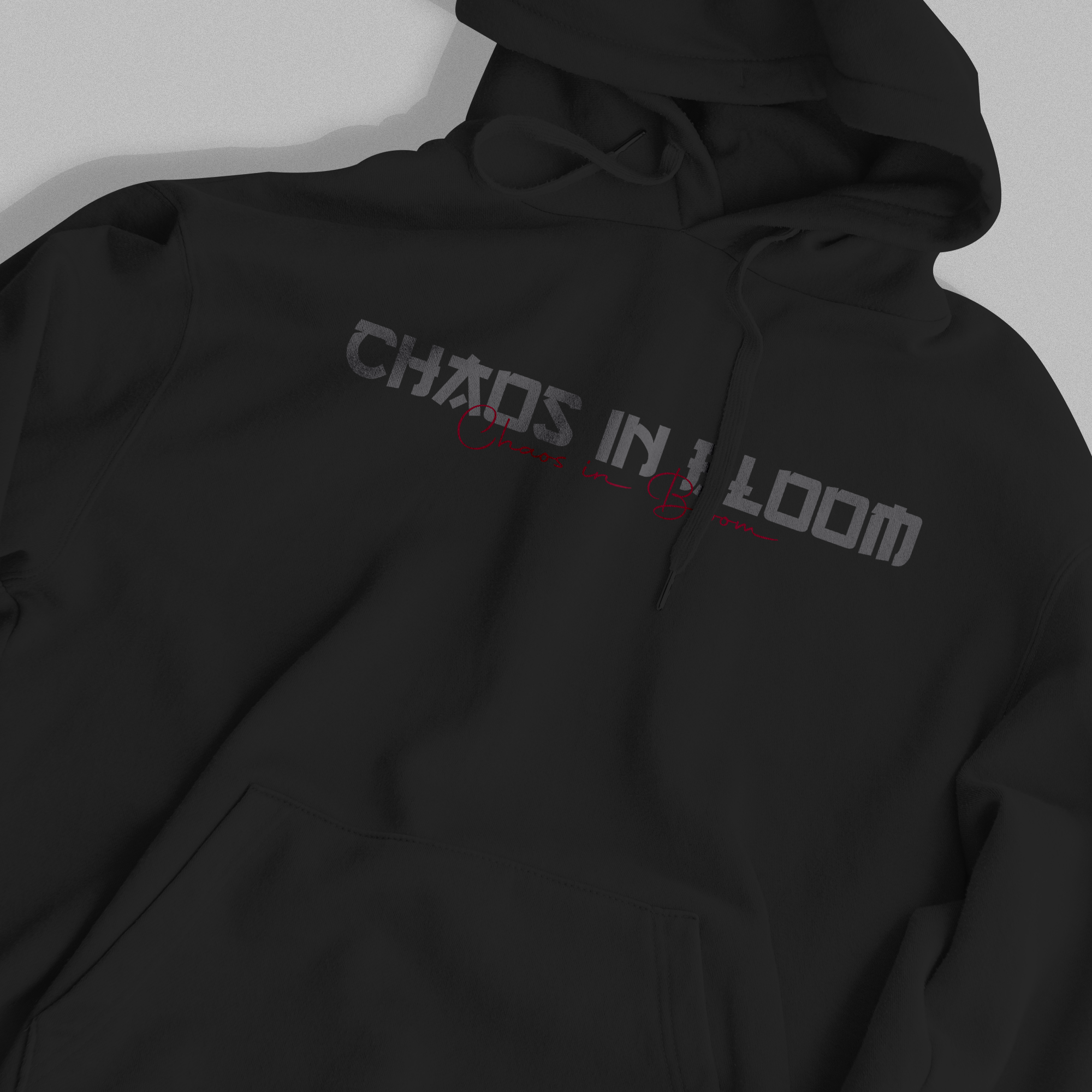 Chaos in Bloom: Oversized Hoodie