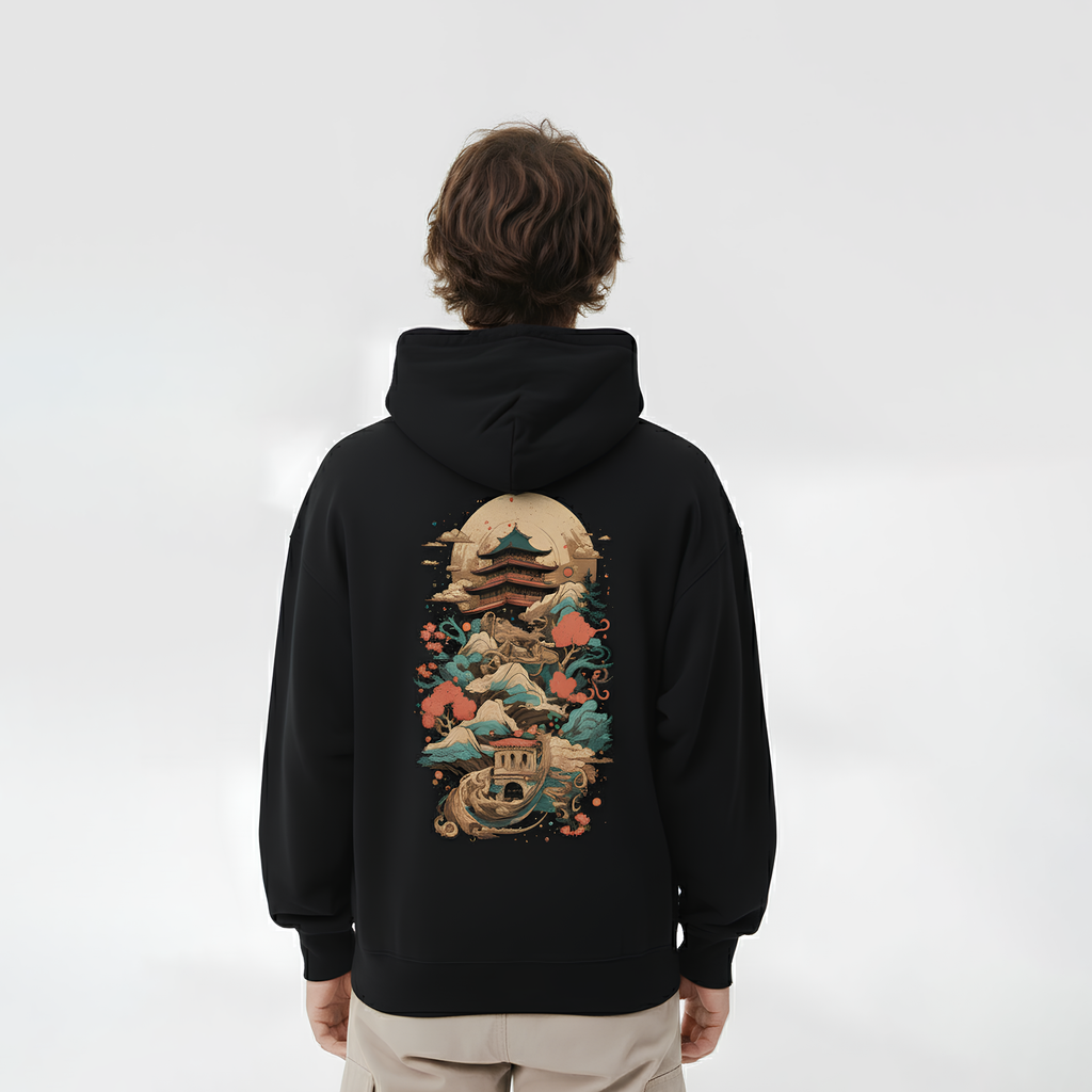 Samurai Sanctuary: Oversized Hoodie