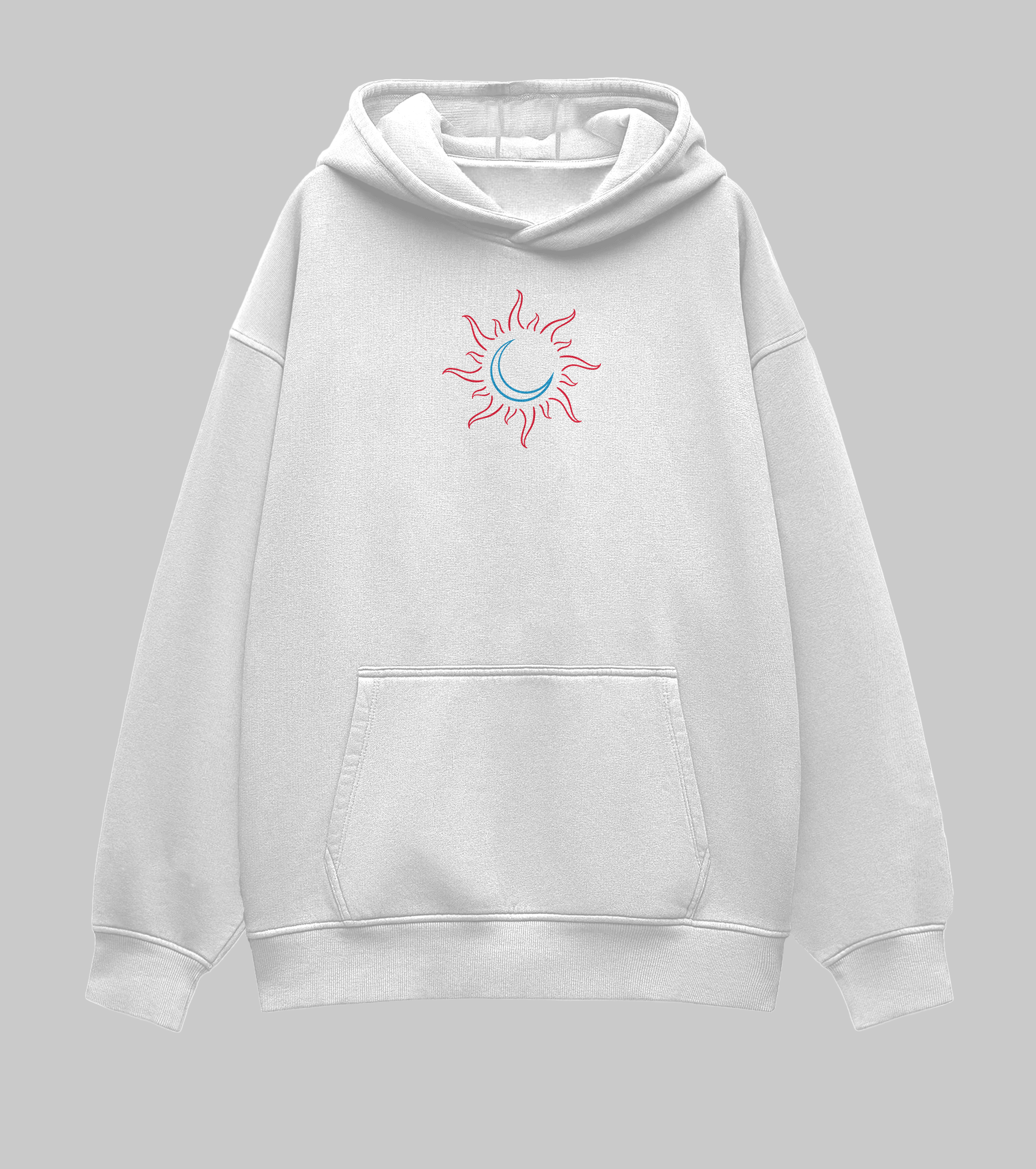 The Sun & The Moon : Oversized Hoodie