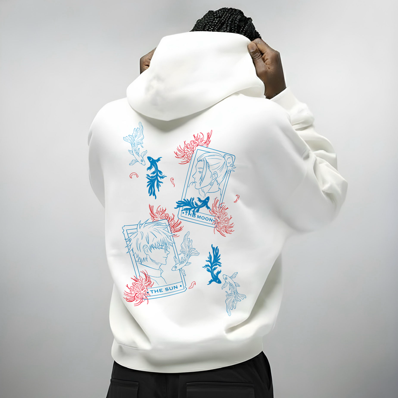 The Sun & The Moon : Oversized Hoodie