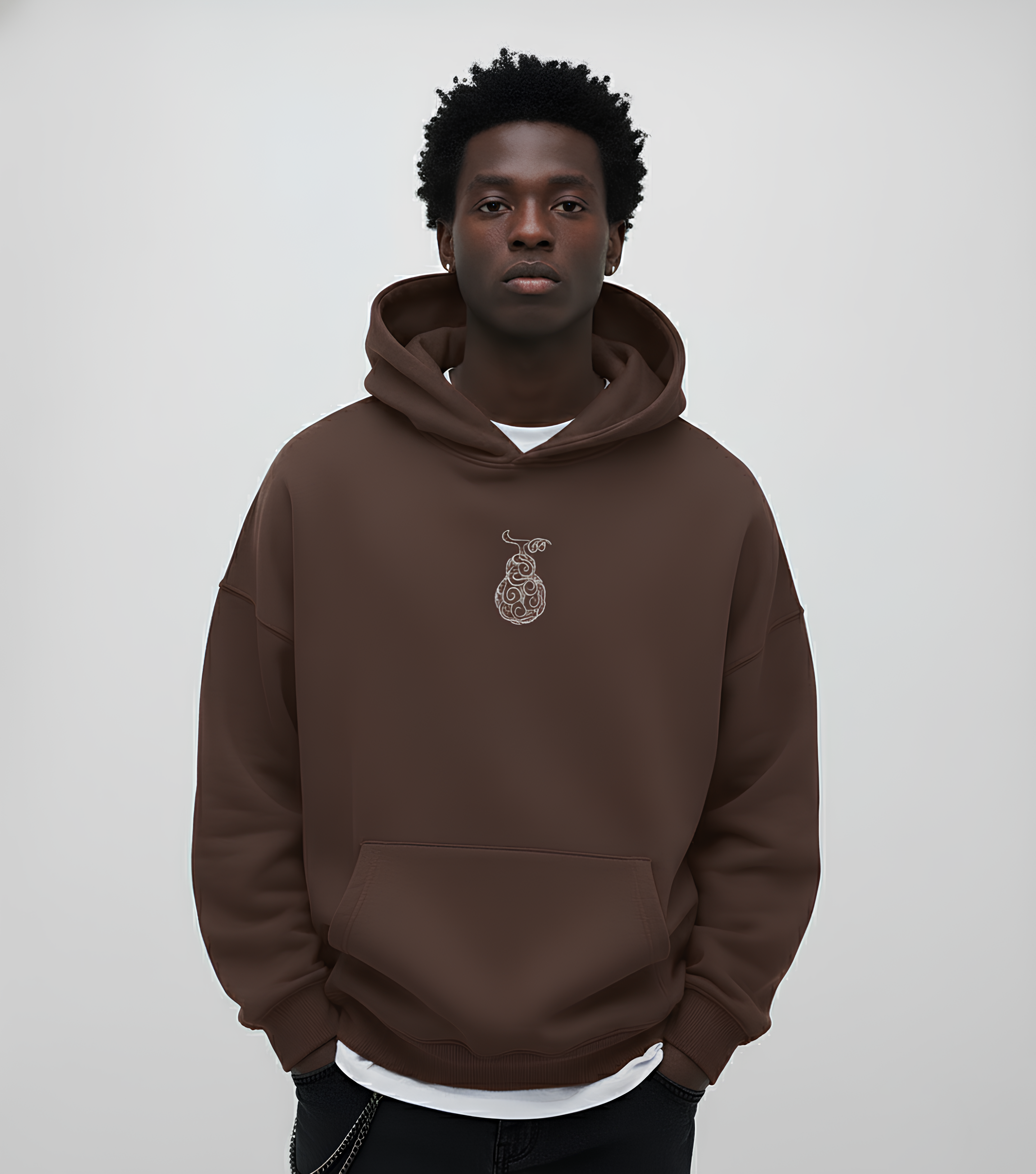 White Beard : Oversized Hoodie